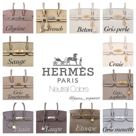 hermes bag colors 2017|what color is hermes beton.